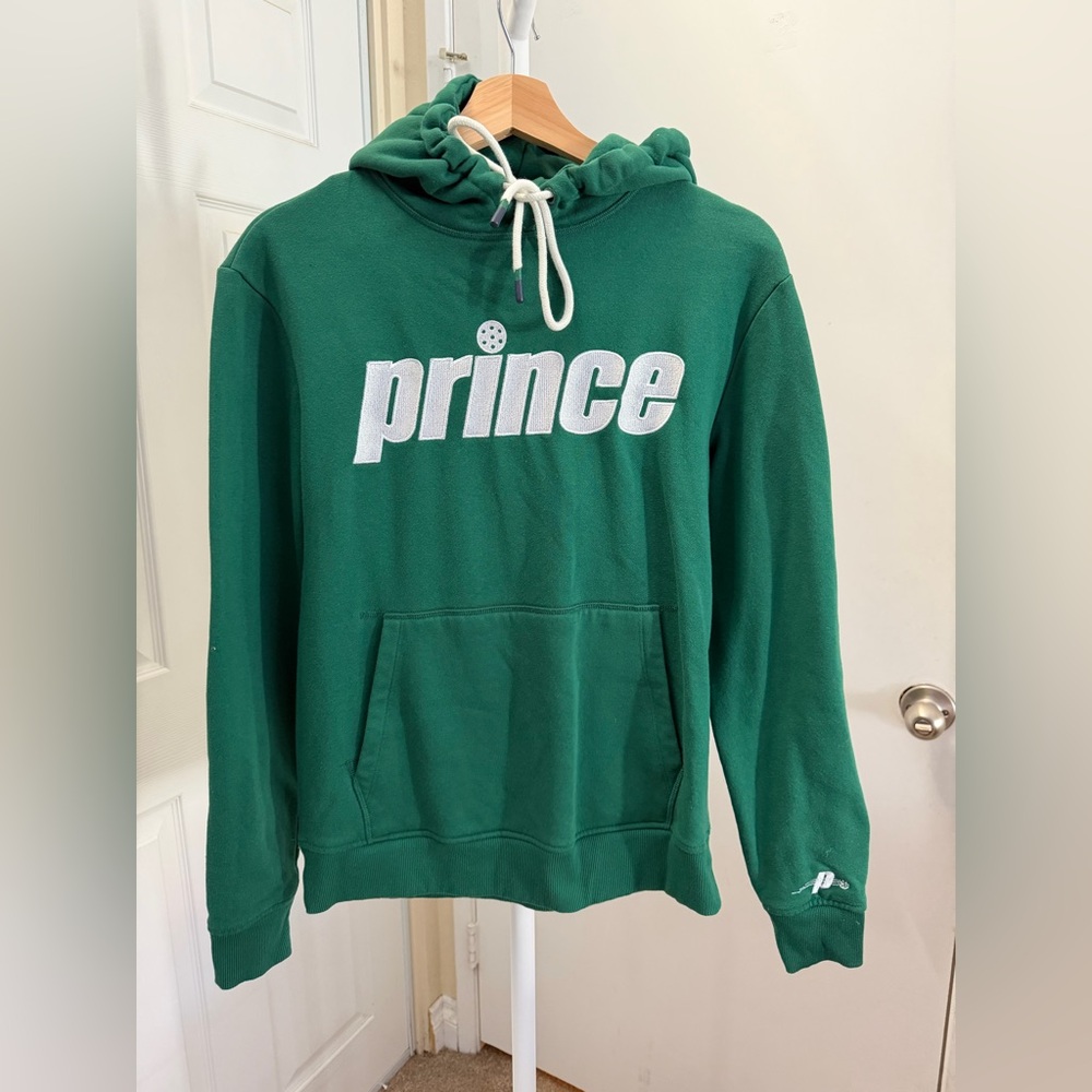 Prince Pickleball Hoodie Forest Green – Size Small – Embroidered Logo – Unisex